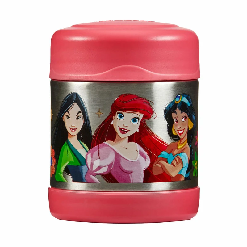 THERMOS Isolier-Speisegefäß kids FUNTAINER FOOD JAR DISNEY Princesses, Speisebehälter, Thermobehälter, Edelstahl, 300 ml, 4114413030