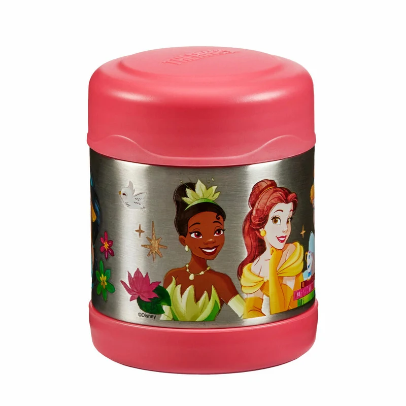 THERMOS Isolier-Speisegefäß kids FUNTAINER FOOD JAR DISNEY Princesses, Speisebehälter, Thermobehälter, Edelstahl, 300 ml, 4114413030