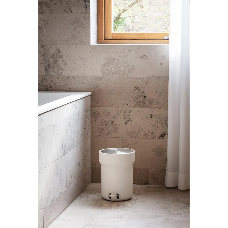 Eva Solo Treteimer Citadel, Mülleimer, Badeimer, Edelstahl, Kunststoff, Sand, 5 L, 537781