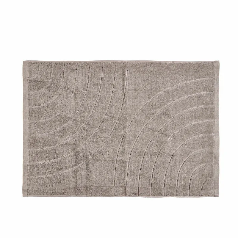 Zone Denmark Handtuch Time Concrete, 100% Baumwolle, Grau, 50 x 70 cm, 33622