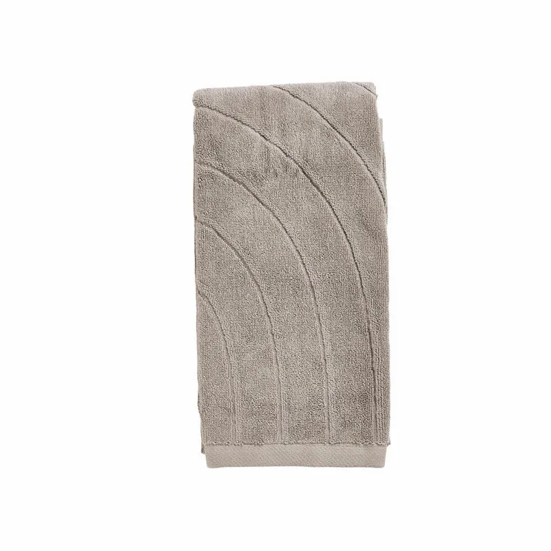 Zone Denmark Handtuch Time Concrete, 100% Baumwolle, Grau, 50 x 100 cm, 33623