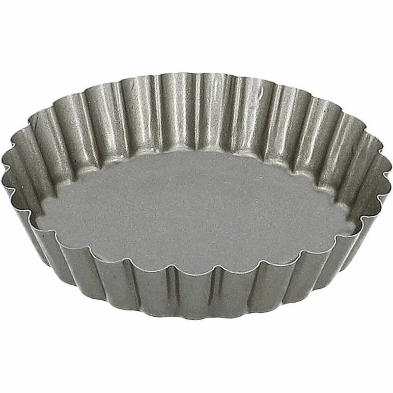 Birkmann Bakers Best Tarteförmchen, Backform, Törtchenform, Karbonstahl, Ø 10 cm, 886285