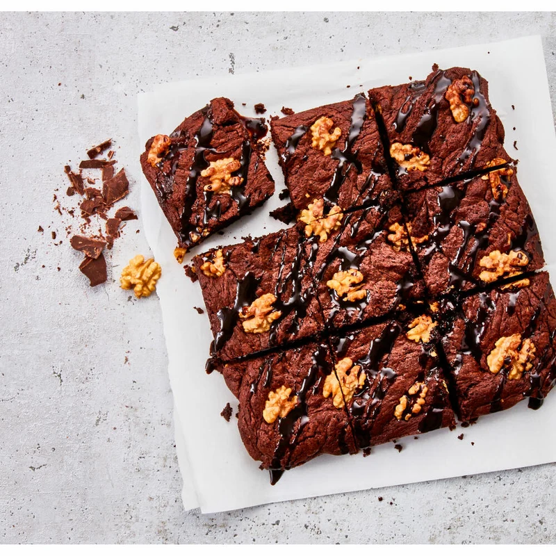 Birkmann Bakers Best Brownie- und Kuchenform, Brownieform, Backform, Karbonstahl, 20 x 20 cm, 886346