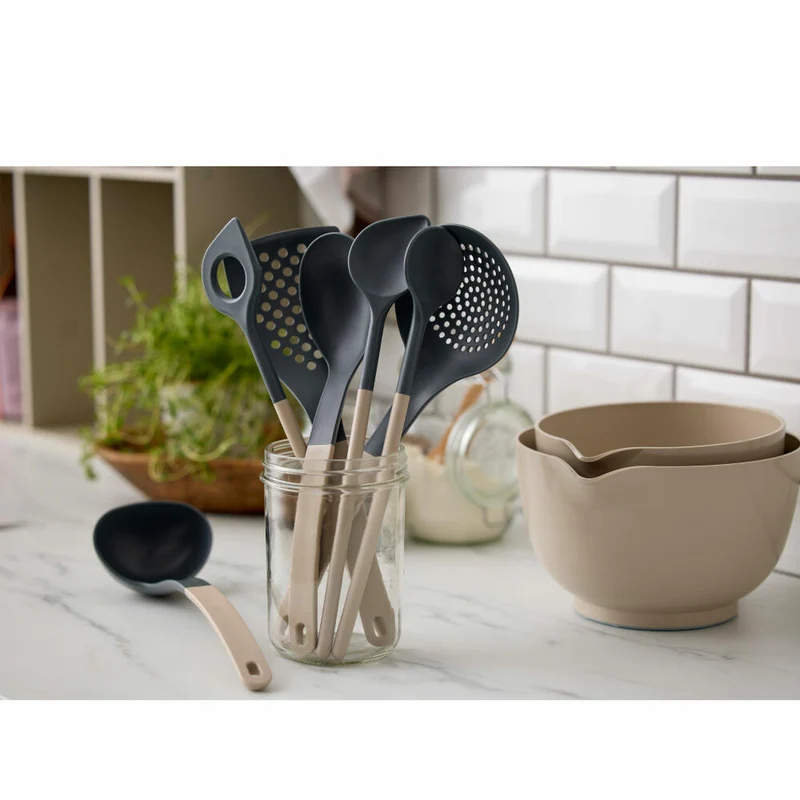 Rosti Servierlöffel New Optima Humus, Kochlöffel, Nylon, Braun, 29 cm, 32164