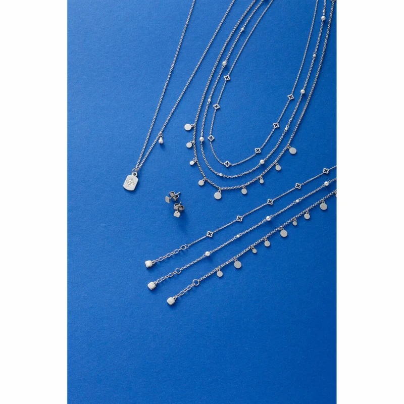 Leonardo Jewels Halskette 42 Navina CIAO, Kette, Schmuckkette, Modeschmuck, Edelstahl, Glasperlen, 024452