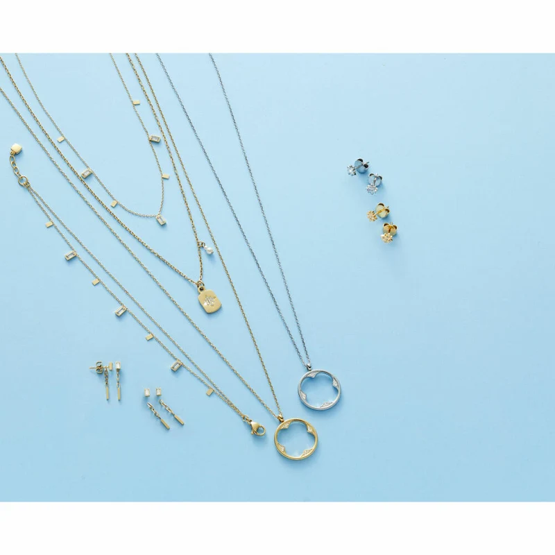 Leonardo Jewels Ohrhänger gold Liora CIAO, Ohrring, Ohrschmuck, Schmuck, Edelstahl IP gold, Glassteine, 024459