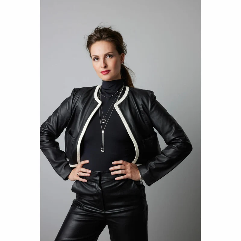 Leonardo Jewels Halskette 60 Campagnola CIAO, Kette, Schmuckkette, Modeschmuck, Edelstahl, Glassteine, 024460