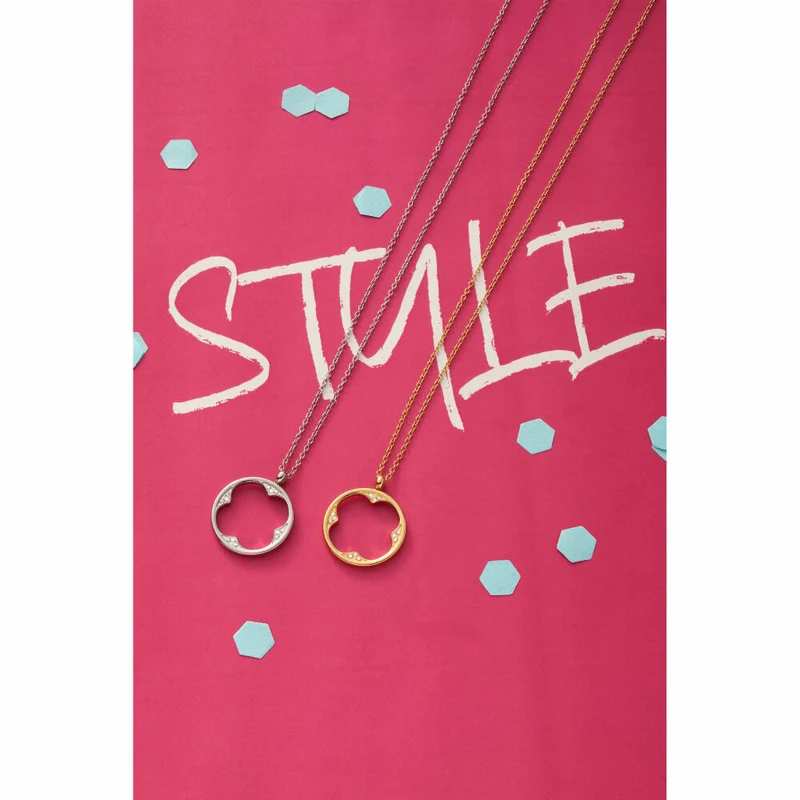 Leonardo Jewels Halskette 60 gold Campagnola, Kette, Schmuckkette, Modeschmuck, Edelstahl IP gold, Glassteine, 024461