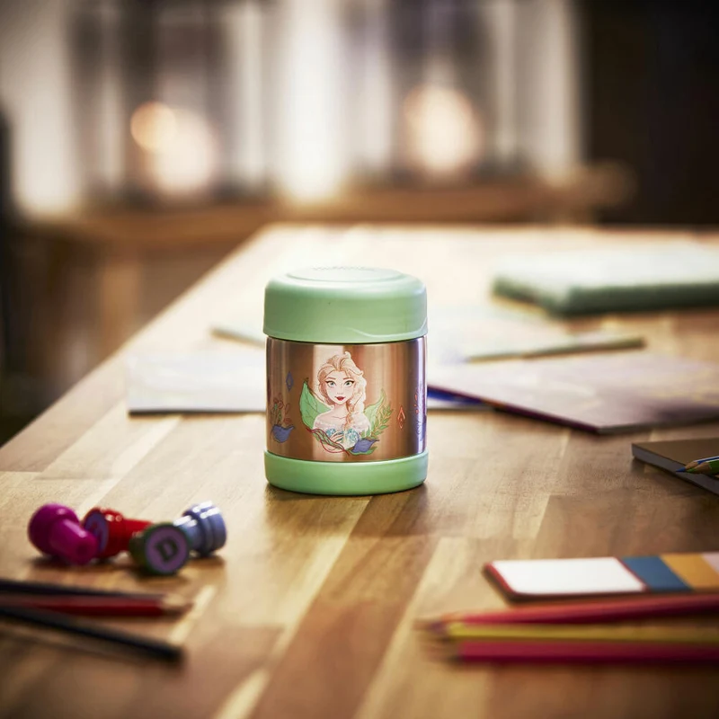 THERMOS Isolier-Speisegefäß kids FUNTAINER FOOD JAR DISNEY Frozen II, Speisebehälter, Thermobehälter, Edelstahl, 300 ml, 4114414030