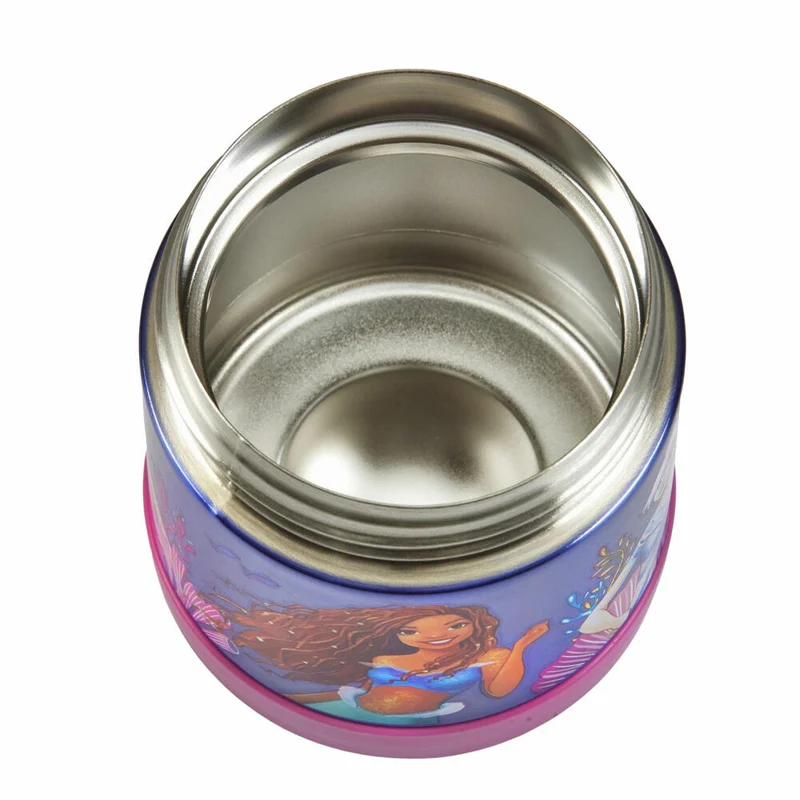 THERMOS Isolier-Speisegefäß kids FUNTAINER FOOD JAR DISNEY Mermaid, Speisebehälter, Thermobehälter, Edelstahl, 300 ml, 4114415030