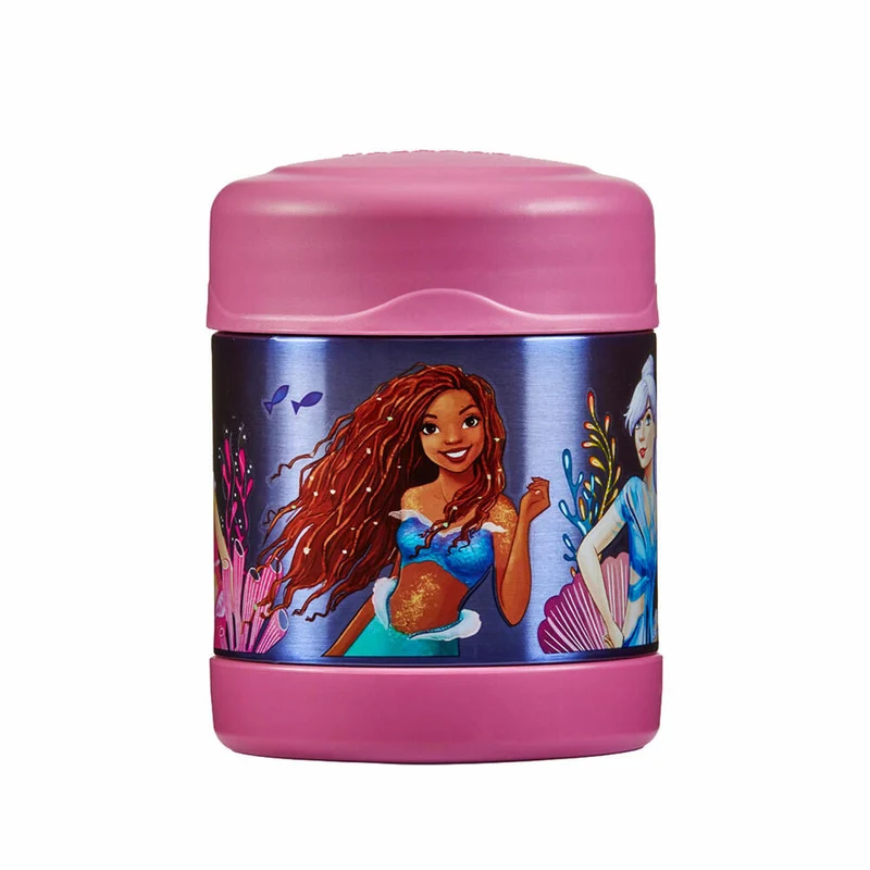 THERMOS Isolier-Speisegefäß kids FUNTAINER FOOD JAR DISNEY Mermaid, Speisebehälter, Thermobehälter, Edelstahl, 300 ml, 4114415030