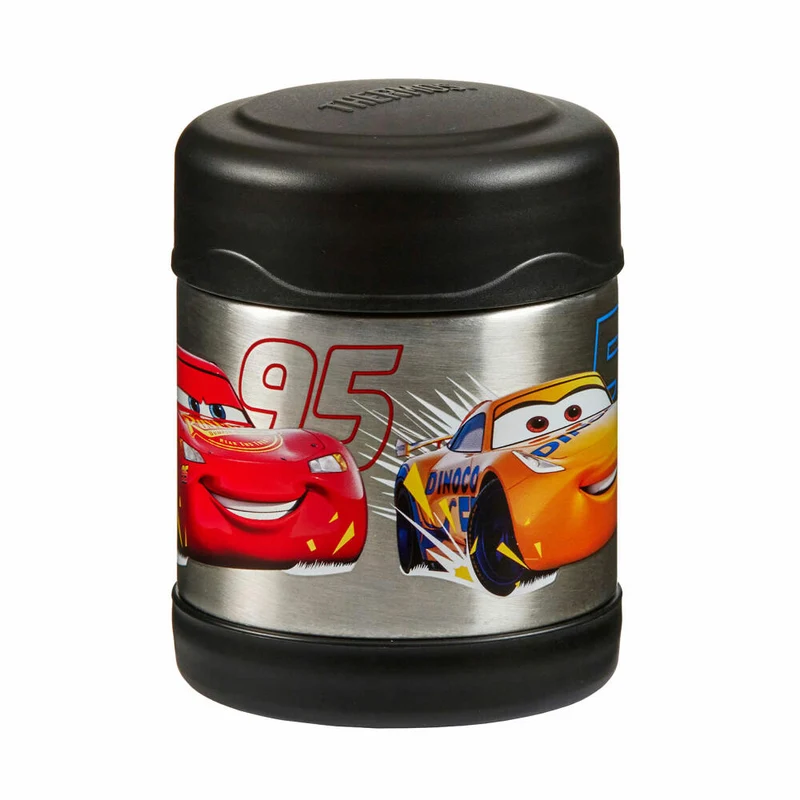 THERMOS Isolier-Speisegefäß kids FUNTAINER FOOD JAR DISNEY Cars, Speisebehälter, Thermobehälter, Edelstahl, 300 ml, 4114416030