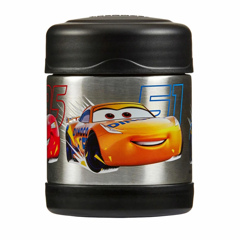 THERMOS Isolier-Speisegefäß kids FUNTAINER FOOD JAR DISNEY Cars, Speisebehälter, Thermobehälter, Edelstahl, 300 ml, 4114416030
