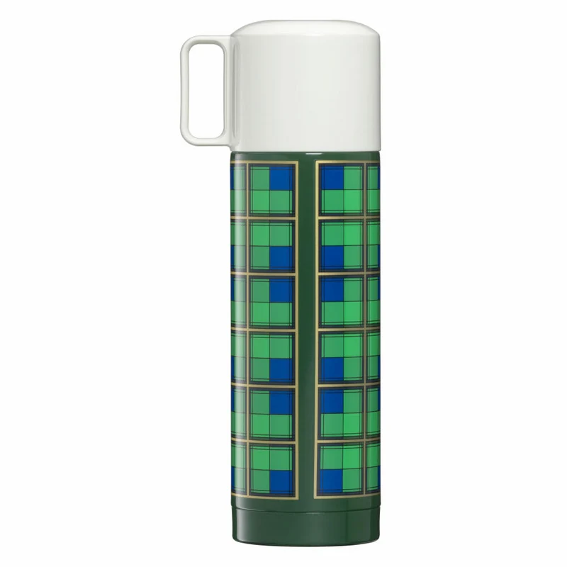 THERMOS Isolierflasche REVIVAL BEVERAGE BOTTLE, Thermosflasche, Isoflasche, Flasche, Edelstahl, Retro Green, 500 ml, 4130354050
