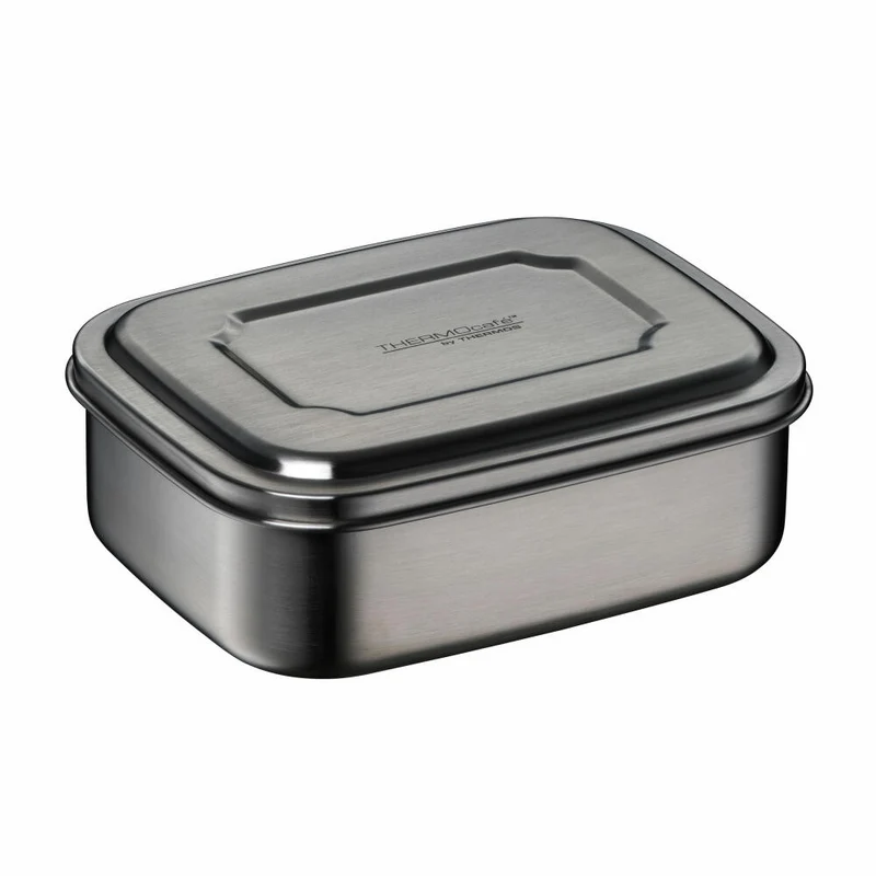 THERMOS Essensbehälter TC SANDWICH BOX, Lunchbox, Brotdose, Edelstahl, Stone Grey, 0.8 L, 4168234080