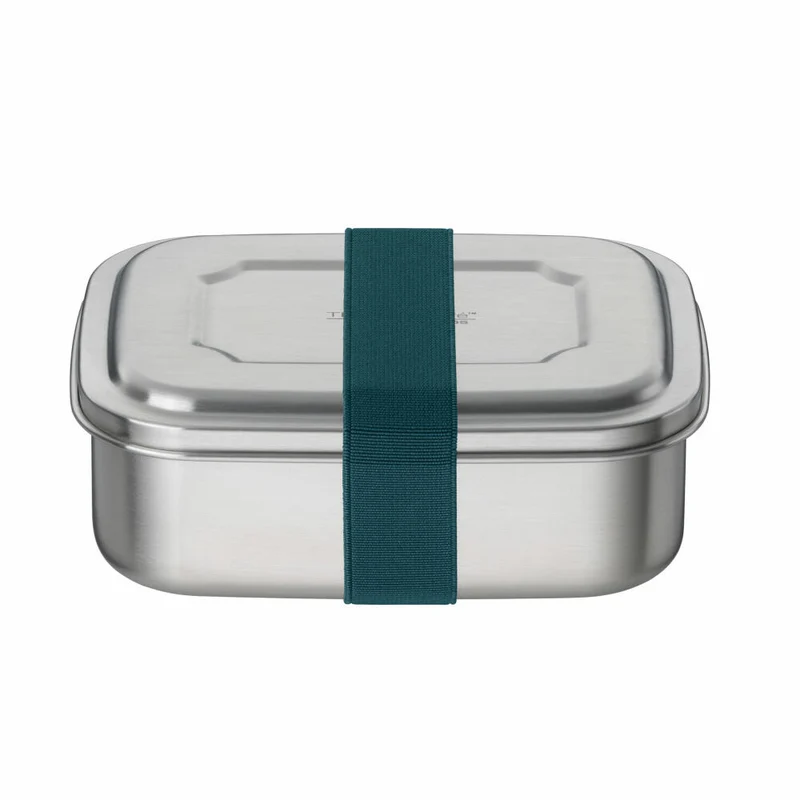 THERMOS Essensbehälter TC SANDWICH BOX, Lunchbox, Brotdose, Edelstahl, Teal, 0.8 L, 4168255080