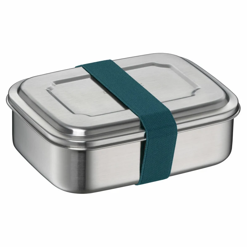 THERMOS Essensbehälter TC SANDWICH BOX, Lunchbox, Brotdose, Edelstahl, Teal, 1 L, 4168255100