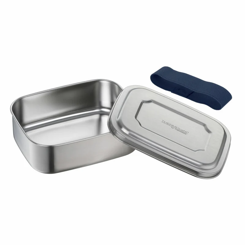 THERMOS Essensbehälter TC SANDWICH BOX, Lunchbox, Brotdose, Edelstahl, Saphire Blue, 0.8 L, 4168259080