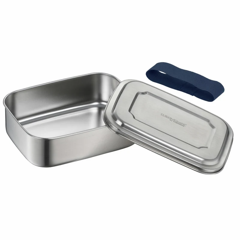 THERMOS Essensbehälter TC SANDWICH BOX, Lunchbox, Brotdose, Edelstahl, Saphire Blue, 1 L, 4168259100
