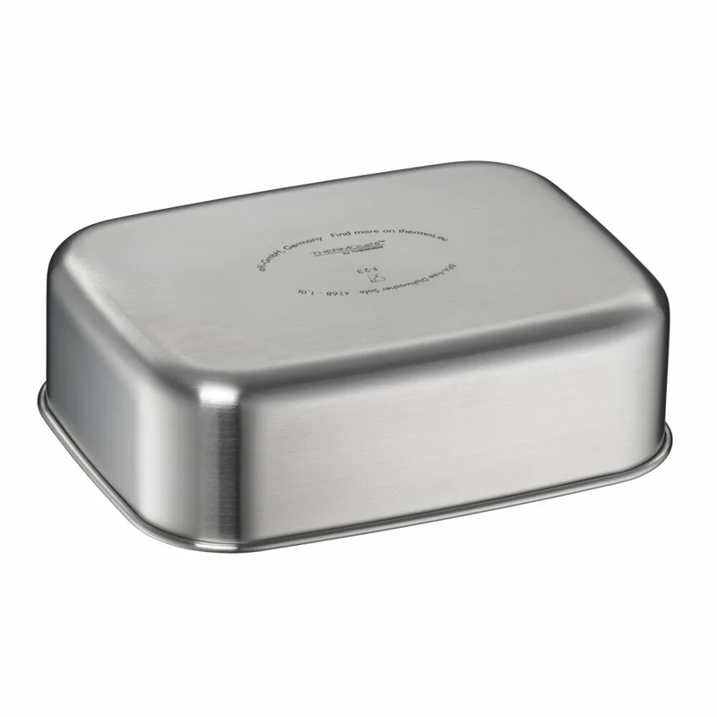 THERMOS Essensbehälter TC SANDWICH BOX, Lunchbox, Brotdose, Edelstahl, Saphire Blue, 1 L, 4168259100