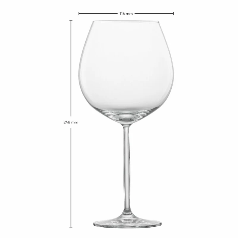 Schott Zwiesel Burgunderglas Muse 4er Set, Kristallglas, Transparent, 839 ml, 123670
