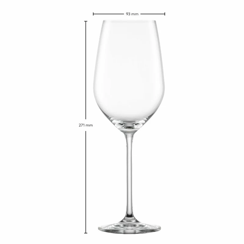 Schott Zwiesel Bordeauxpokal Fortissimo 4er Set, Kristallglas, Transparent, 650 ml, 123682