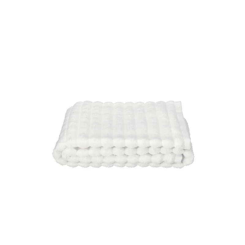 Zone Denmark Badehandtuch Inu White, 100% Baumwolle, Weiß, 70 x 140 cm, 29543