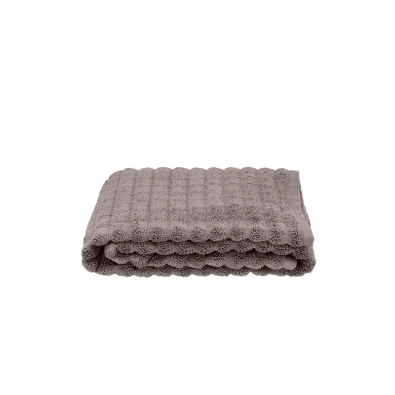 Zone Denmark Badehandtuch Inu Taupe, 100% Baumwolle, Braun, 70 x 140 cm, 29544