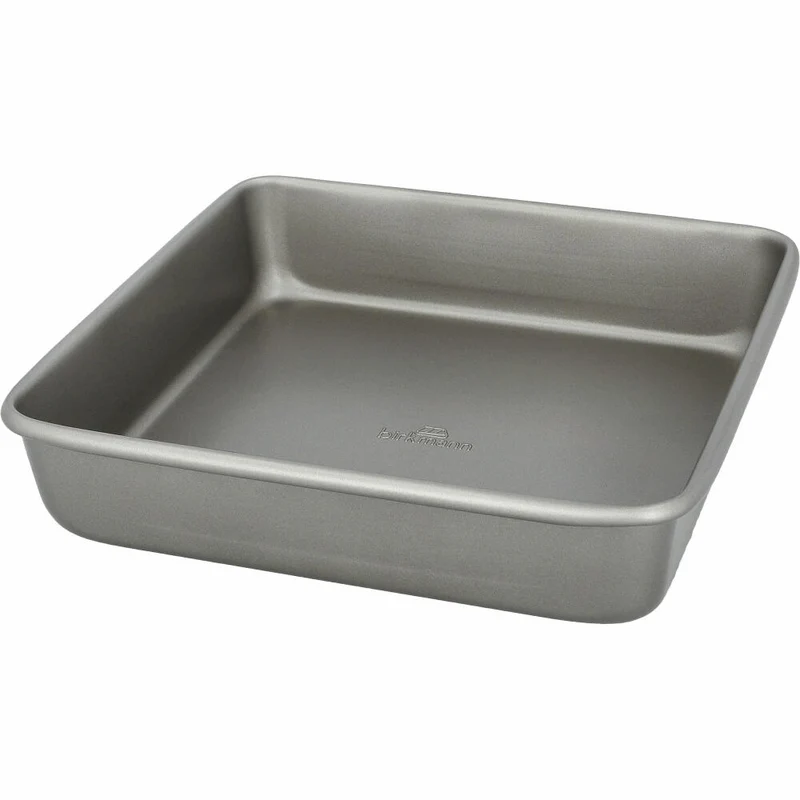 Birkmann Bakers Best Brownie- und Kuchenform, Brownieform, Backform, Karbonstahl, 24 x 24 cm, 886353