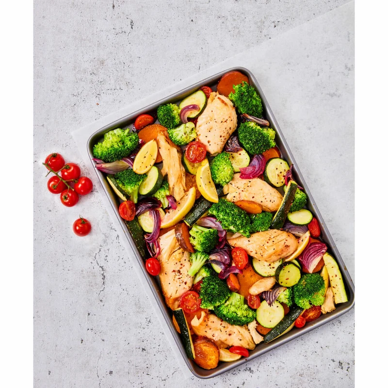Birkmann Bakers Best Ofenblech, Gr. L, Backblech, Ofenschale, Karbonstahl, 39.5 x 27 cm, 886407