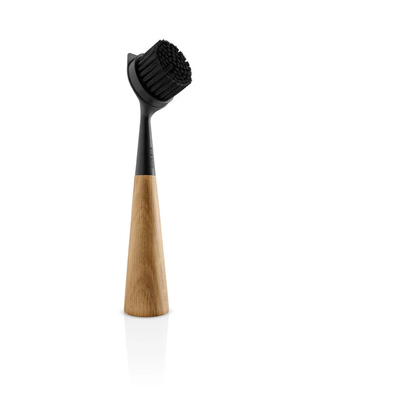Eva Solo Spülbürste Eiche Nylon, Geschirrbürste, Eiche, Kunststoff, Black, 23 cm, 530700