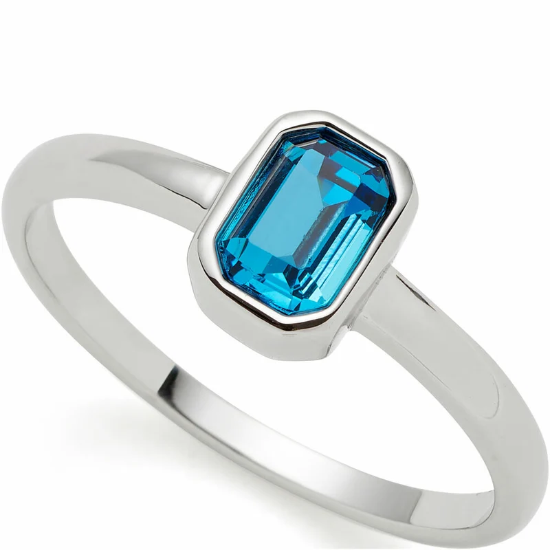 Leonardo Jewels Ring Sophia CIAO, Fingerring, Fingerschmuck, Schmuck, Größe 19, Edelstahl, Glasstein, 024504