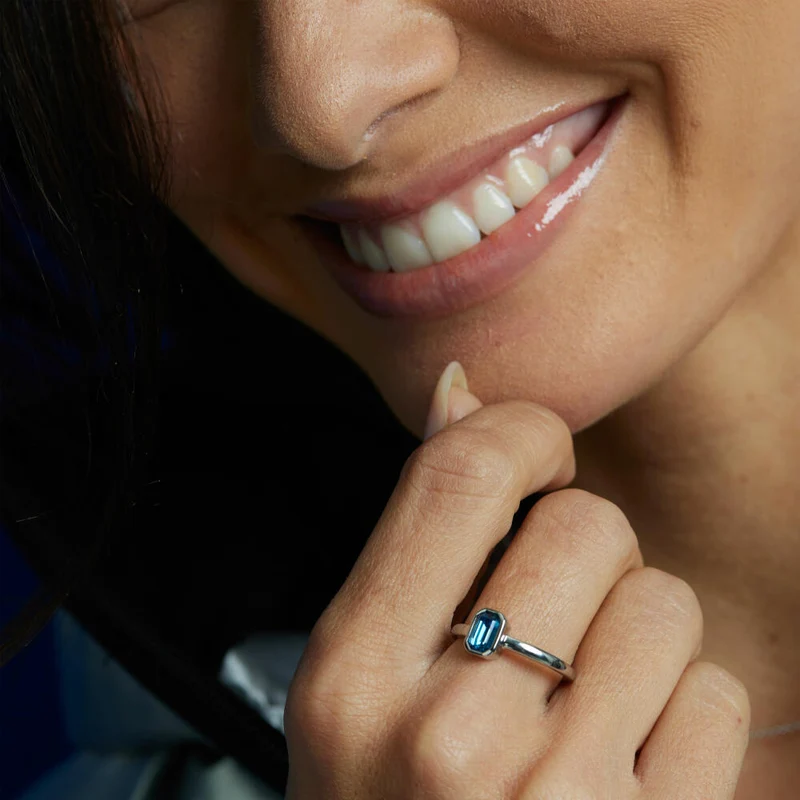 Leonardo Jewels Ring Sophia CIAO, Fingerring, Fingerschmuck, Schmuck, Größe 19, Edelstahl, Glasstein, 024504