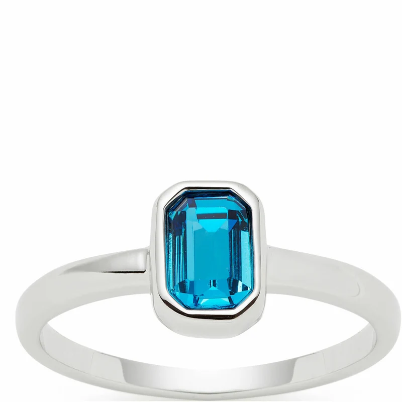 Leonardo Jewels Ring Sophia CIAO, Fingerring, Fingerschmuck, Schmuck, Größe 20, Edelstahl, Glasstein, 024553