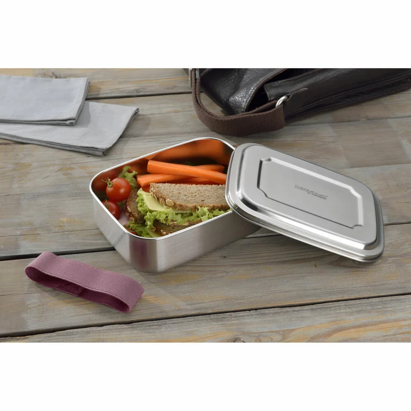 THERMOS Essensbehälter TC SANDWICH BOX, Lunchbox, Brotdose, Edelstahl, Rose Gold, 1 L, 4168284100