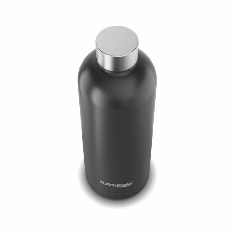 THERMOS Isolier-Trinkflasche TC DAILY BOTTLE, Thermosflasche, Isoflasche, Flasche, Edelstahl, Black Mat, 700 ml, 4200232070