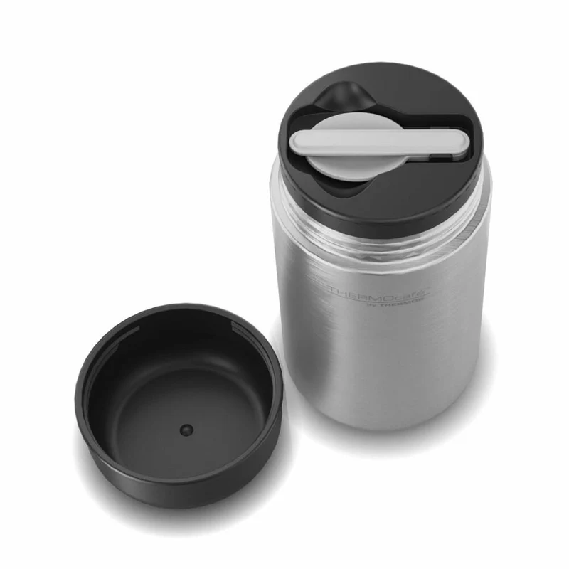 THERMOS Isolier-Speisegefäß TC DAILY FOOD JAR, Speisebehälter, Thermobehälter, Edelstahl, Steel Mat, 400 ml, 4201205040