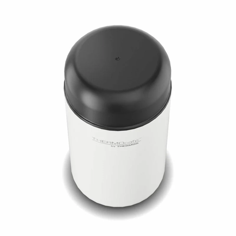 THERMOS Isolier-Speisegefäß TC DAILY FOOD JAR, Speisebehälter, Thermobehälter, Edelstahl, White Mat, 400 ml, 4201211040