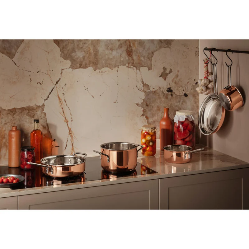 Eva Trio Kasserolle Copper, Topf, Edelstahl, Kupfer, Copper, 1 L, 271009
