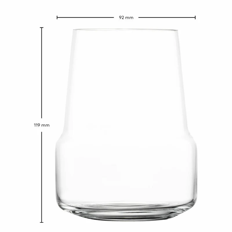 Zwiesel Glas Rotwein Tumbler Level 2er Set, Kristallglas, Transparent, 550 ml, 123912