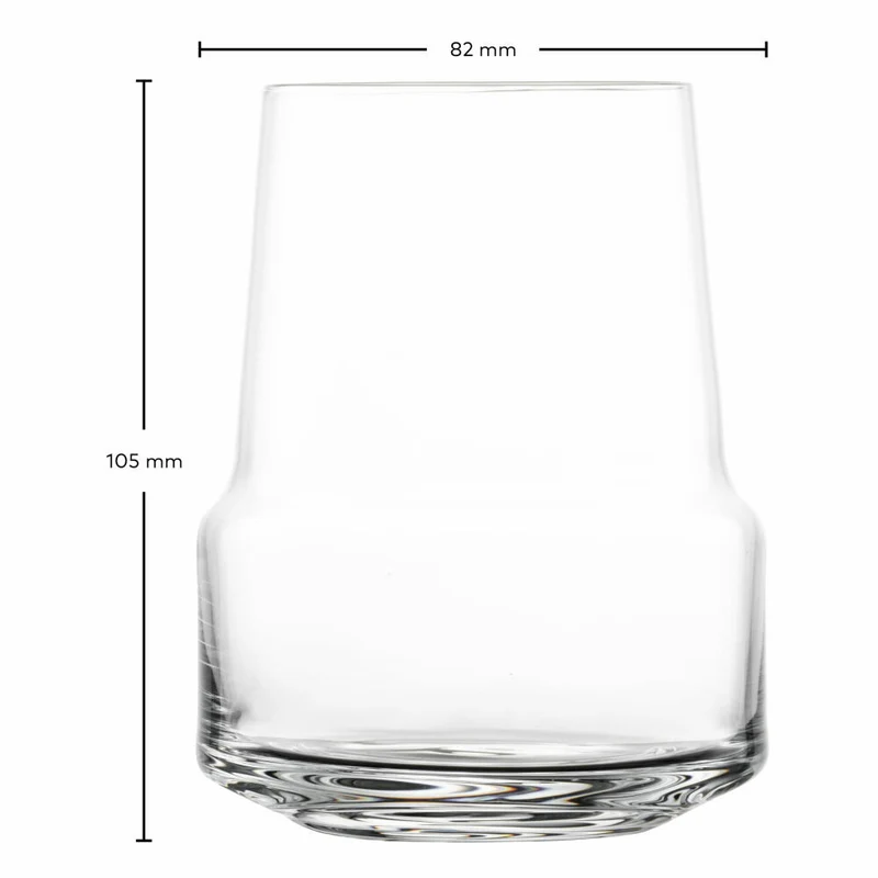 Zwiesel Glas Weißwein Tumbler Level 2er Set, Kristallglas, Transparent, 378 ml, 123913