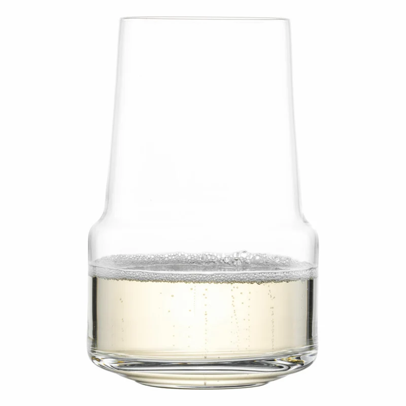 Zwiesel Glas Sekt Tumbler Level 2er Set, Kristallglas, Transparent, 412 ml, 123914