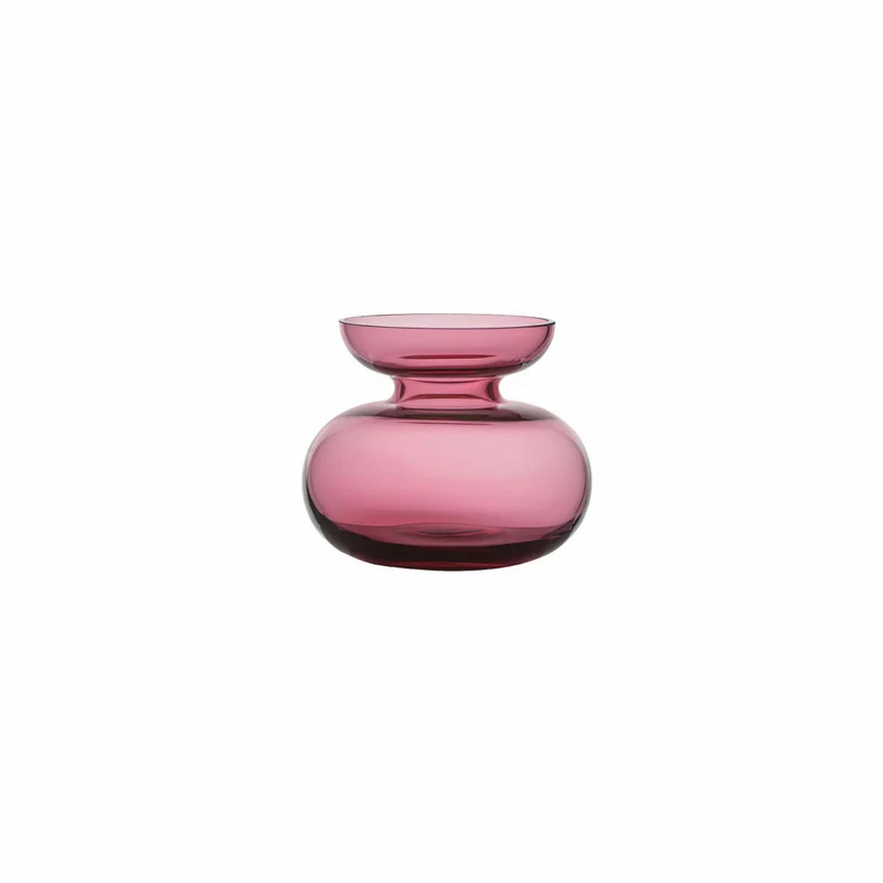 Zone Denmark Vase Inu Plum, Blumenvase, Dekovase, Glas, Blau, 9 cm, 33608
