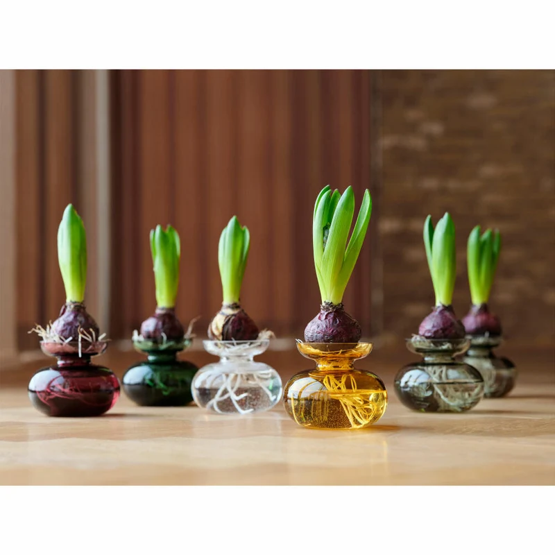 Zone Denmark Vase Inu Amber, Blumenvase, Dekovase, Glas, Braun, 9 cm, 33609