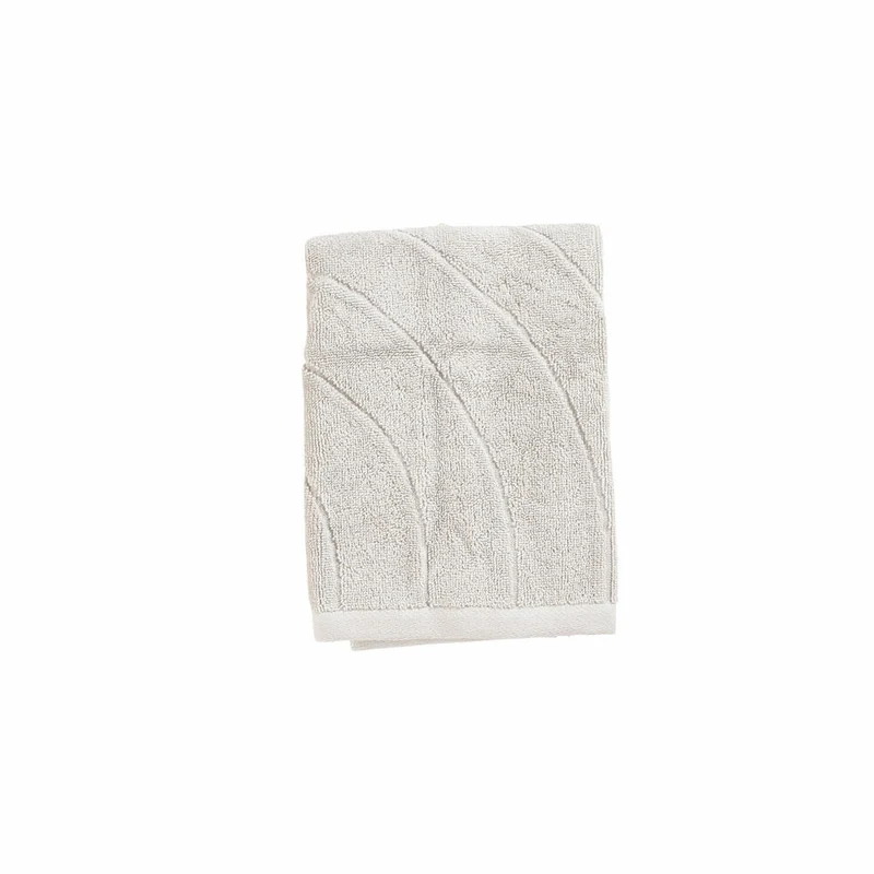 Zone Denmark Handtuch Time Soft Grey, 100% Baumwolle, Grau, 50 x 70 cm, 33618
