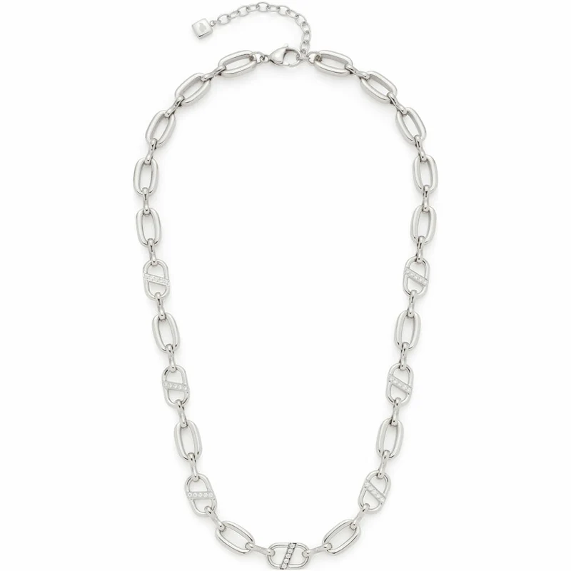 Leonardo Jewels Halskette 45 Narea, Kette, Schmuckkette, Modeschmuck, Edelstahl, Zirkonia, 024276