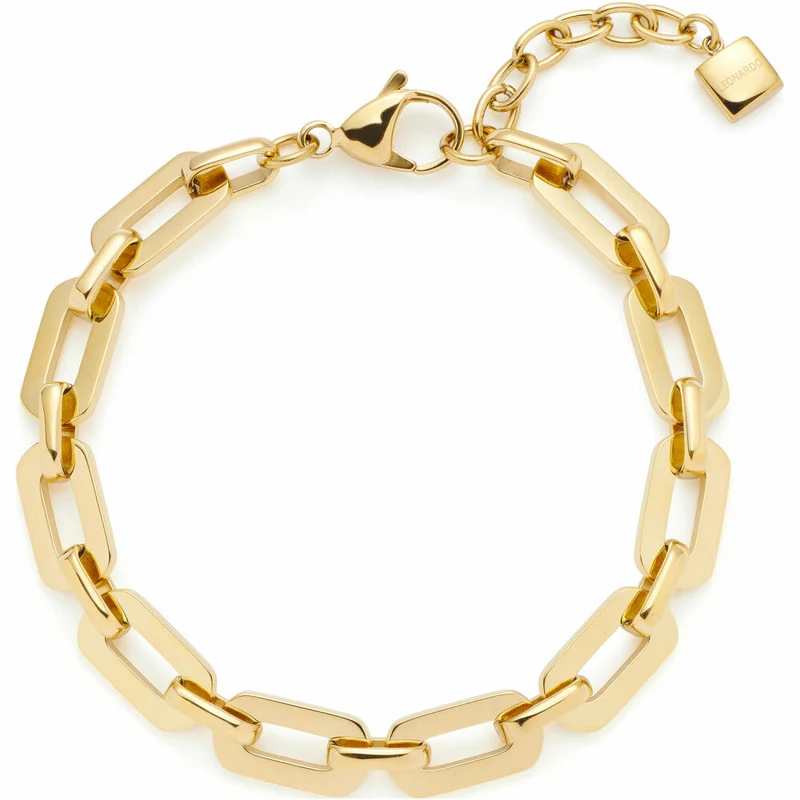 Leonardo Jewels Armband gold Orfea, Schmuckarmband, Armkette, Modeschmuck, Edelstahl IP, 024280