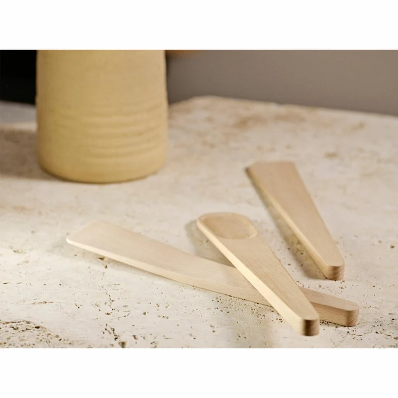 Zone Denmark Pfannenwender Singles, Küchenwender, Buchenholz, Natur, 28 cm, 29631