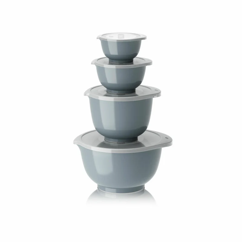 Rosti Schüssel-Set Margrethe New 8-tlg., Durostima, Dusty Blue, 0.25 + 0.5 + 1.5 + 3 L, 29968