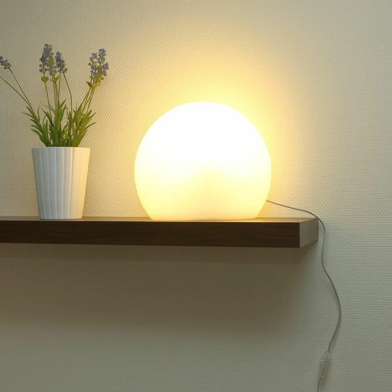 Authentics EGGO Outdoor Leuchtskulptur S, Bodenleuchte, Dekoleuchte, Dekolampe, Weiß, 822556